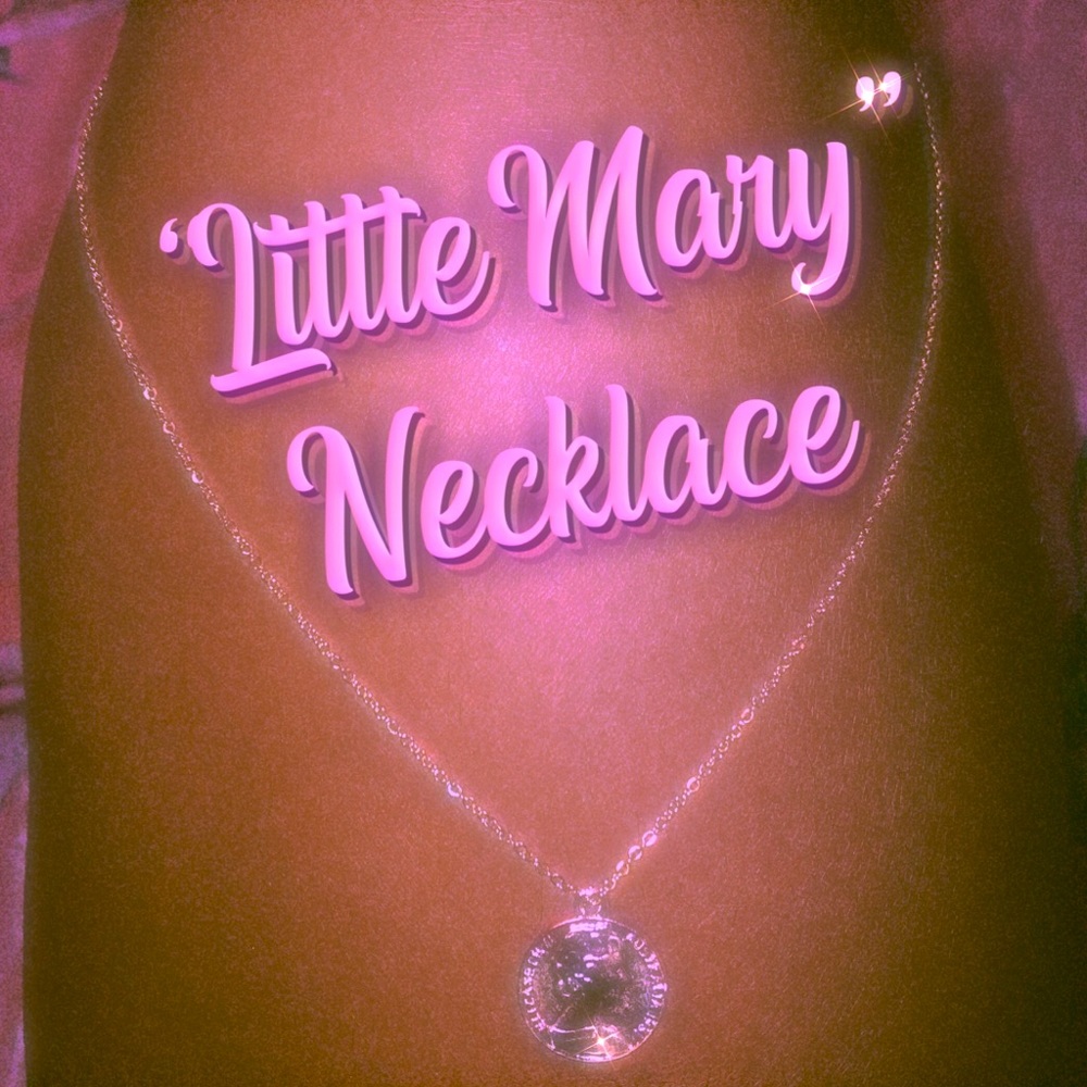 “Little Mary” necklace for $18!💕💕